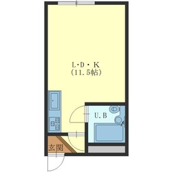 見晴ハイツの物件間取画像